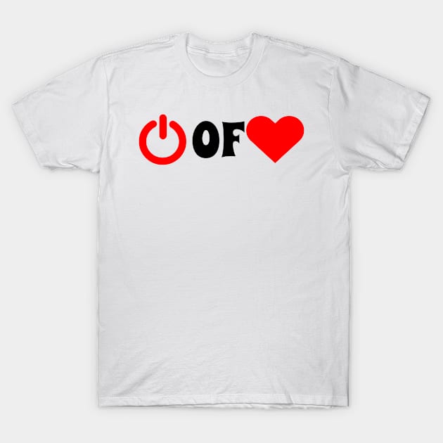 Power of Love Pictogram T-Shirt by POD Creations